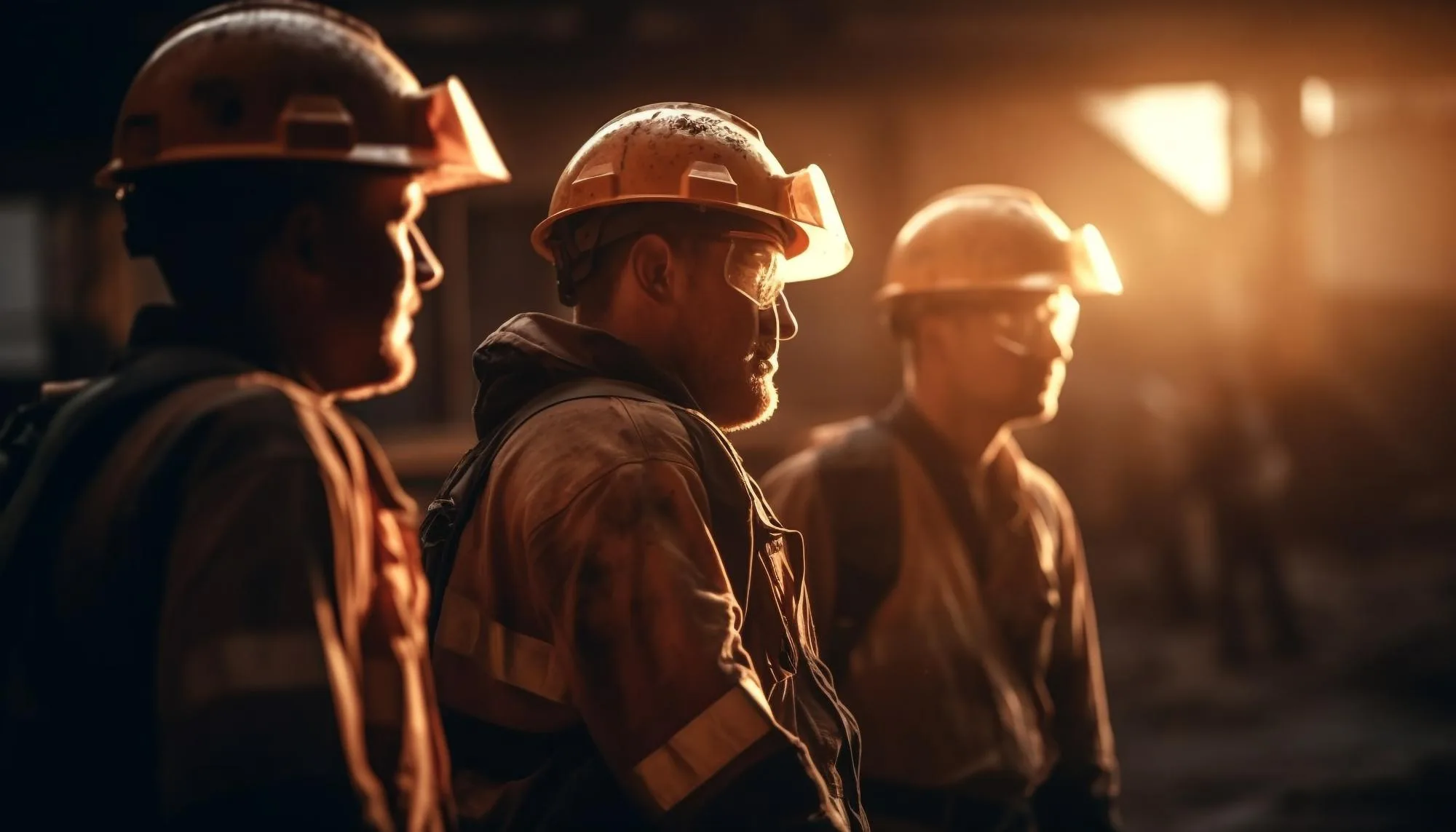 Trabajadores en faena